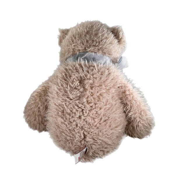 Gund 16" Bernard Teddy Bear Plush Stuffed Animal Toy Stripped Bow 4054147 Soft - Picture 6 of 12